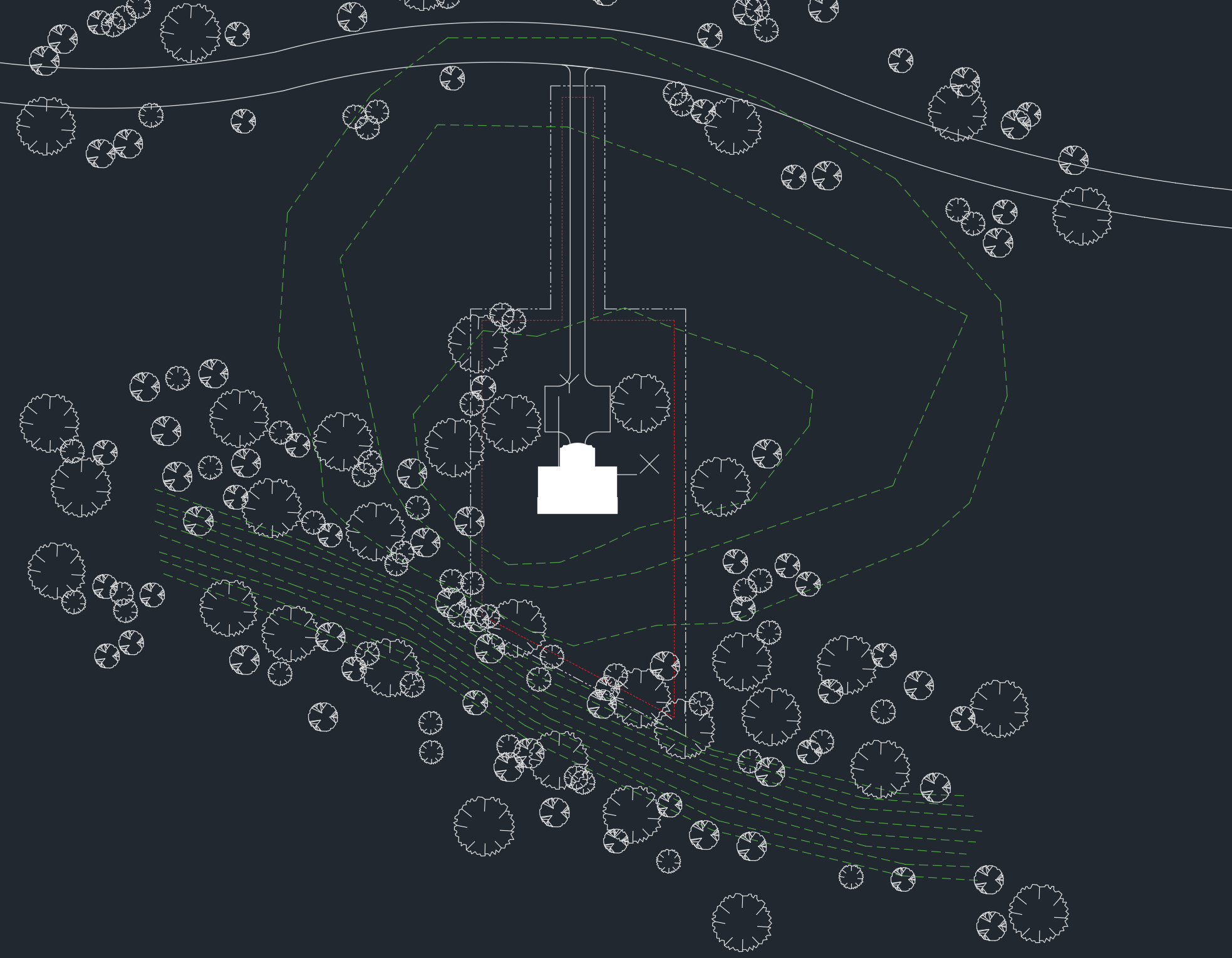 AutoCAD Site Plan preview for The Siltstone Estate