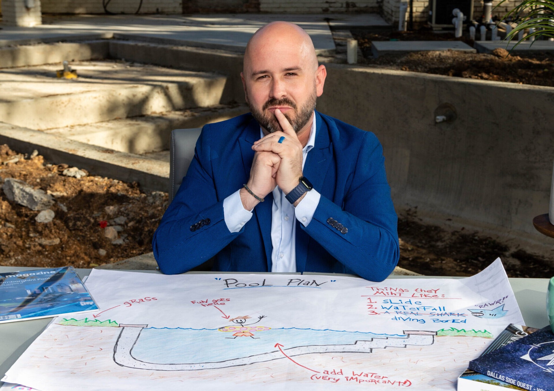 Brad Holley, 2023 Million Dollar Pool Design Challenge winner