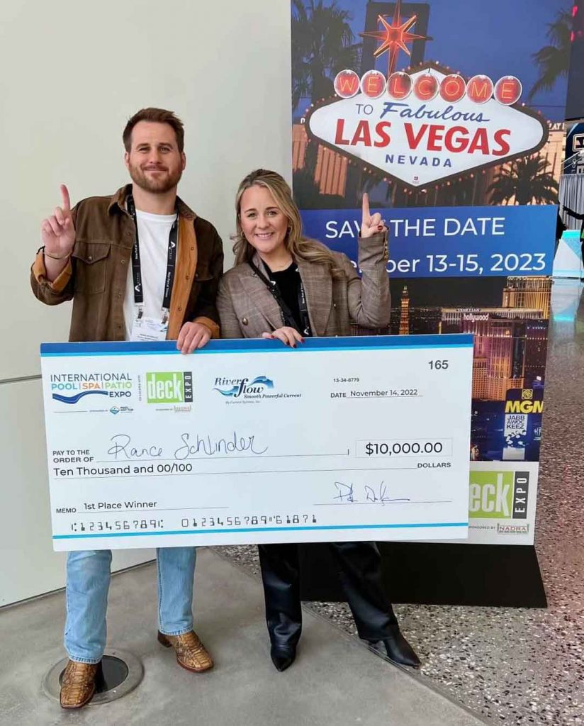 Rance Schindler, 2022 Million Dollar Pool Design Challenge winner